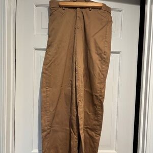 Banana Republic Wide Leg Tan Khakis